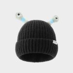 Winter Parent-Child Cute Glowing Little Monster Knit Hat - Image 21