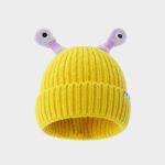 Winter Parent-Child Cute Glowing Little Monster Knit Hat - Image 11