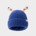 Winter Parent-Child Cute Glowing Little Monster Knit Hat - Image 12