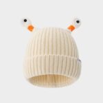 Winter Parent-Child Cute Glowing Little Monster Knit Hat - Image 13