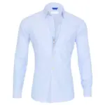 Stretch Zip Shirt Solid Long Sleeve Sun Shirts For Men PFG Hiking Travel Camping - Image 7