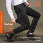 High Stretch Men's Classic Pants - Image 7