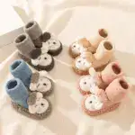 Baby Cartoon Plush Cotton Toddler Shoes - Image 25