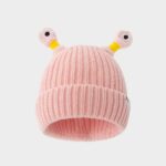 Winter Parent-Child Cute Glowing Little Monster Knit Hat - Image 16