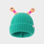 Winter Parent-Child Cute Glowing Little Monster Knit Hat - Image 18