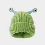 Winter Parent-Child Cute Glowing Little Monster Knit Hat - Image 19