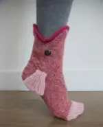 3D Knit Crocodile Socks - Image 8