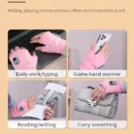 USB Adjustable heating gloves with digital display - Image 4