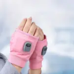 USB Adjustable heating gloves with digital display - Image 8